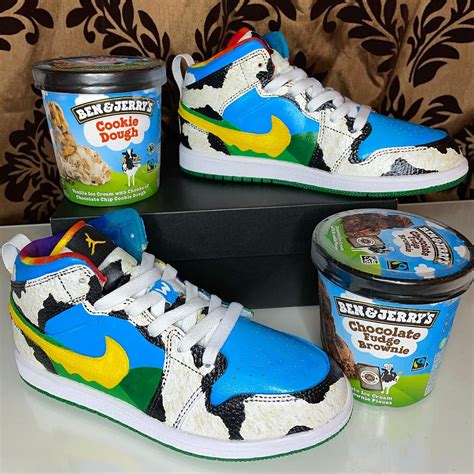 ben and jerry fake shoes|ben and jerry's jordan 1.